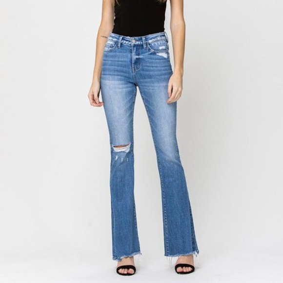 *NEW* Flying Monkey High-Rise Flare Jeans - Picture 10 of 12